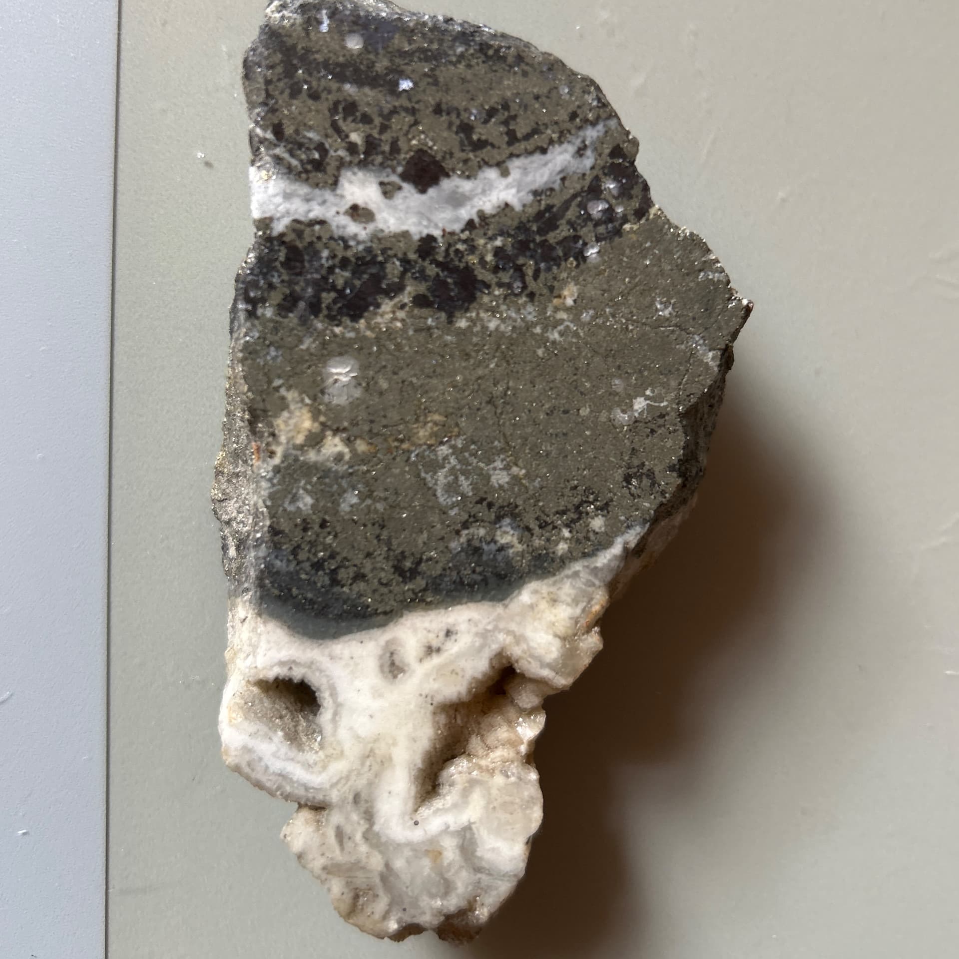 Galena–Sphalerite Massive Sulphide Ore in Quartz-Carbonate Gangue